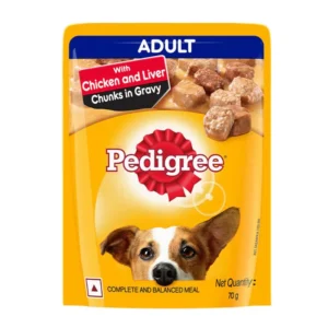 Pedigree Chicken and Liver Chunks in Gravy Adult Dog Wet Food