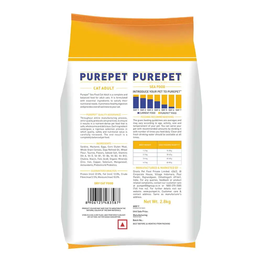 Purepet Cat Adult Sea Food - Image 2