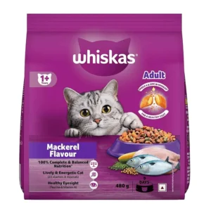 Whiskas Mackerel Flavour Adult Cat Dry Food