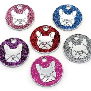 Keychain Collar for Bulldog