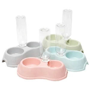 Pet Feeder Double Bowl