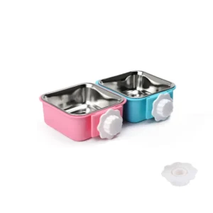 Pet Plastic Bowl- Durable, Non-Slip, Easy-to-Clean Feeder Dish