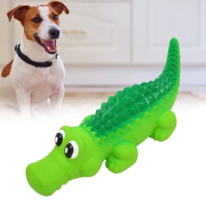 Squeaky Crocodile Dog Toy