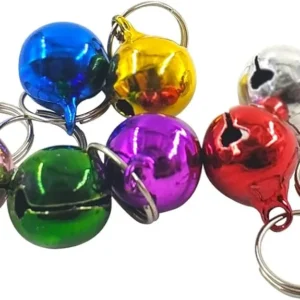Dog Bells (L) for Neck | Antique Cross-Shaped Pet Collar Bells