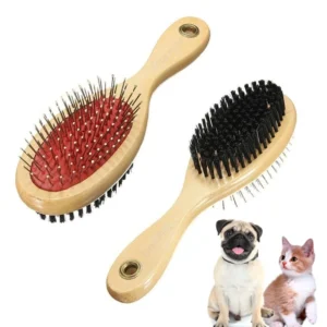 Pet Self Cleaning Comb–21.5×6 CM | Pet Grooming Shedding Brush For Dogs And Cats